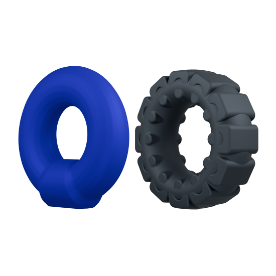 Maximize e intensifique o prazer com o Performance® Plus Engage! Este conjunto de 2 anéis penianos aumenta o conforto, o controle e a sensação, e inclui um anel liso e um texturizado. Use o anel liso para suporte clássic