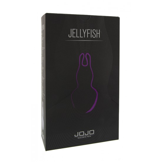 Jellyfish aparece como JoJos massageador mais poderosa e sensual até à data e é projetado especialmente para a estimulação do clitóris. Motor potente com multi velocidades, vibração tranquila. Feito100% de silicone segur