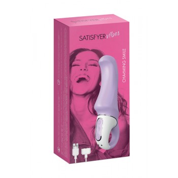 Vibrador Ponto-G Charming Smile Satisfyer Vibes 12cm Roxo