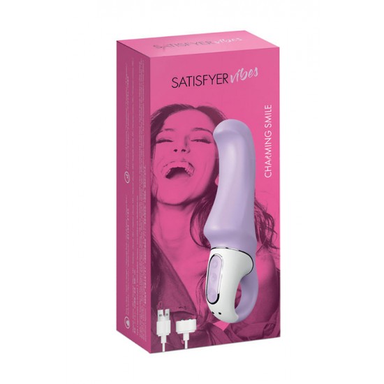 Cada sorriso torna o mundo um pouco melhor, por isso este vibrador tem este nome.Com a sua superfície silk touch confortável, com a sua forma flexível de sensações de prazer e com os 12 programas intensos de vibrações im