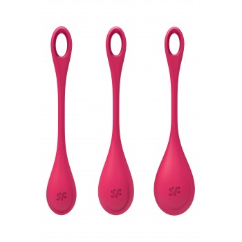 BOLAS SATISFYER YONI POWER 1 TRAINING SET RED