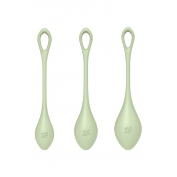 BOLAS SATISFYER YONI POWER 2 LIGHT GREEN