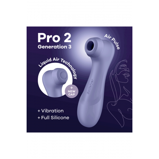 SUGADOR SATISFYER PRO 2 GENERAÇÃO 3  LILAS