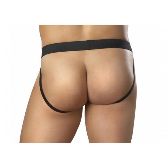 Liquid Onyx jock possui bolsa de ajuste confortável, costas clássicas e cós elástico.  Composição - 95% Poliéster 5% Elastano