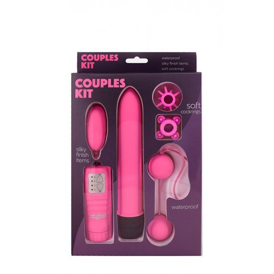 Kit Casal Sextoys Rosa Kit Casal Sextoys Rosa