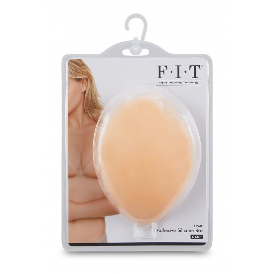 Sutiã de silicone adesivo FIT (Tecnologia de Melhoramento da Figura) com bojo A, B, C ou D, preto, lavável e reutilizável. Aplicável para:  Sem encostoDecote profundoSem alçasÀ prova de suor Instruções: Pele li