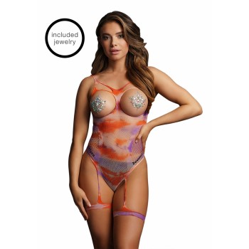 Body aberto mamas e Dazzling Sticker