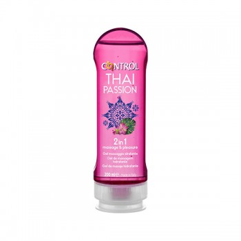 Gel 2em1 Massagem e Lubrificante Thai Passion Control 200ml