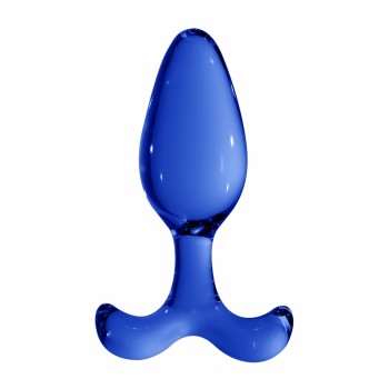 Plug Anal Vidro Expert Chrystalino 11.5cm Azul