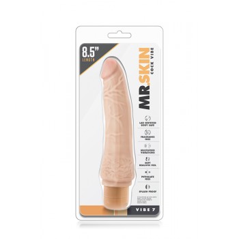 Vibrador Realista 7 Iniciantes Mr. Skin 18.5cm Pele