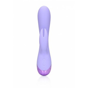  Smooth Silicone Rabbit Vibrator - Digital Lavender