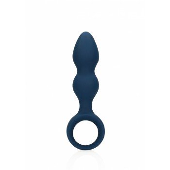  Teardrop Shaped Anal Plug - Large - Baltic Blue