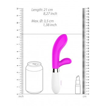 Achilles - Ultra Soft Silicone - 10 Velocidades - Fuchsia