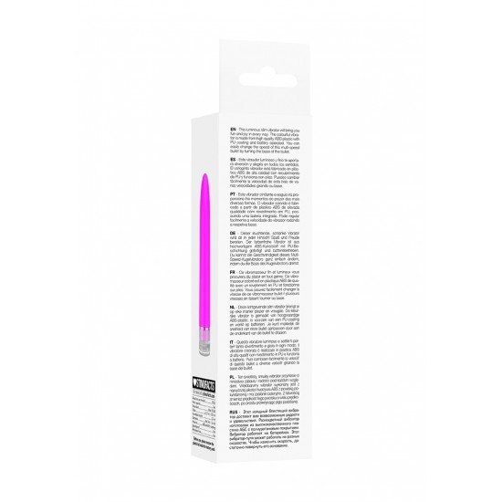 Eleni - Super Soft ABS - Multi-Speeds Este vibrador fino e luminoso trará diversão e alegria em todos os sentidos. O vibrador colorido é feito de plástico ABS de alta qualidade com revestimento de PU e operado por bateria. Você pode alterar facilmente a ve