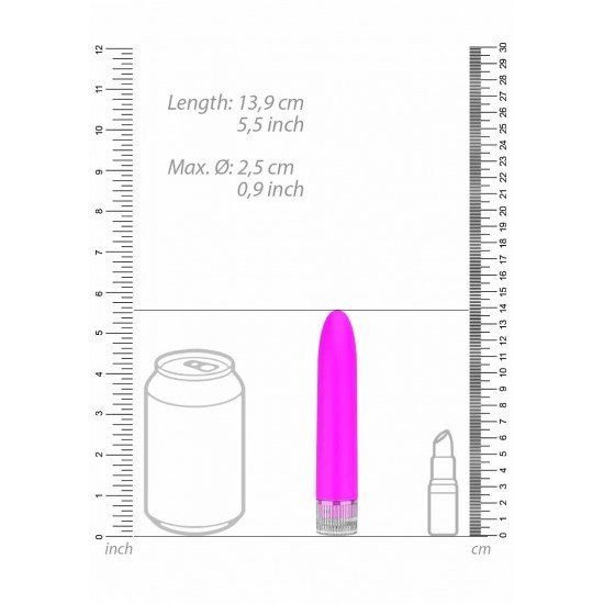Eleni - Super Soft ABS - Multi-Speeds Este vibrador fino e luminoso trará diversão e alegria em todos os sentidos. O vibrador colorido é feito de plástico ABS de alta qualidade com revestimento de PU e operado por bateria. Você pode alterar facilmente a ve