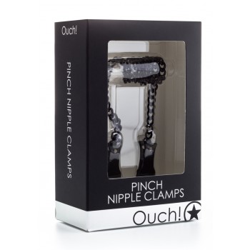 Pinch Nipple Clamps - Black