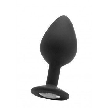 Plug Anal Grande Diamond Preto