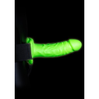 Realistic 7 Strap-on Harness - GitD - Neon Green/Black
