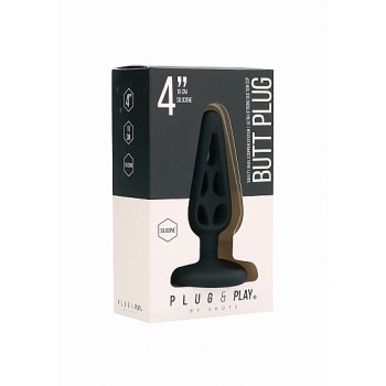 Plug Anal Oco 1 10cm Preto