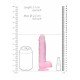 Dildo realistico com testiculos 15cm Rosa - RealRock Este modelo REALROCK CRYSTAL CLEAR foi projetado com bolas realistas para uma experiência realística aprimorada. Todos vêm com uma ventosa resistente para que você possa colá-los em praticamente qualquer superfície