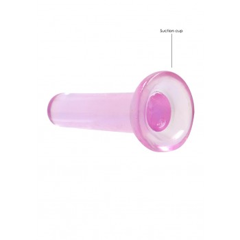 Não Realistico Dildo com ventosa - 13,5 cm - Rosa