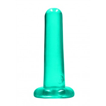 Não Realistico Dildo com ventosa - 13,5 cm - Turquesa