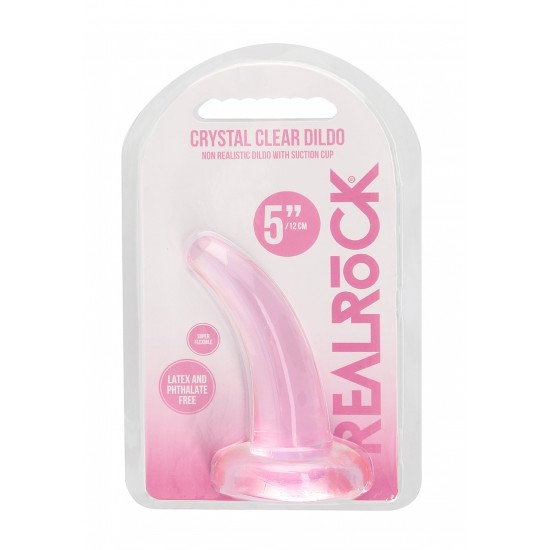 Não Realistico Dildo com ventosa - 11,5 cm - Rosa Pronto para um orgasmo CRYSTAL CLEAR? Alcance o seu melhor clímax em grande estilo com estes vibradores transparentes de formato bonito. Este dildo pode ver através de si e saberá exatamente como gosta. Este dildo é adeq