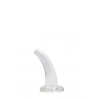 Não Realistico Dildo com ventosa - 11,5 cm - Clear