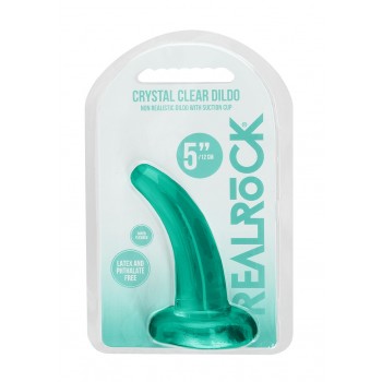 Não Realistico Dildo com ventosa - 11,5 cm - Turquesa