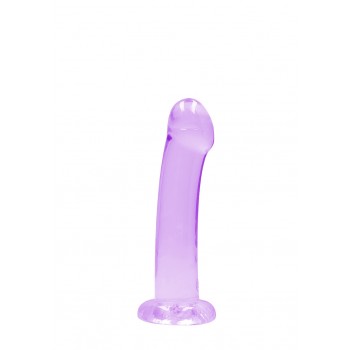  Dildo Não Realistico com ventosa - 17 cm - Lilas