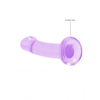  Dildo Não Realistico com ventosa - 17 cm - Lilas