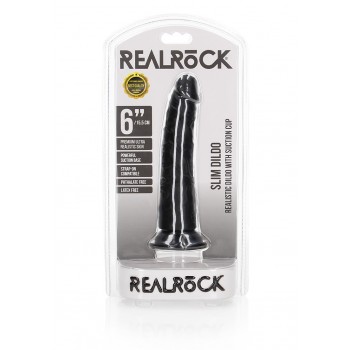 Slim Realistic Dildo with Suction Cup - 6/ 15,5 cm