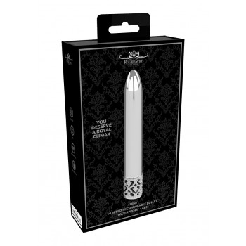 Vibrador Shiny - Recarregavel ABS  - Silver