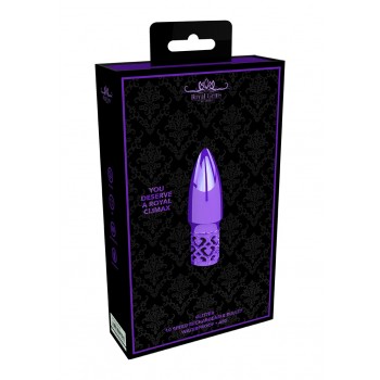 Mini vibrador bullet Glitter - Recarregavel ABS - Purple