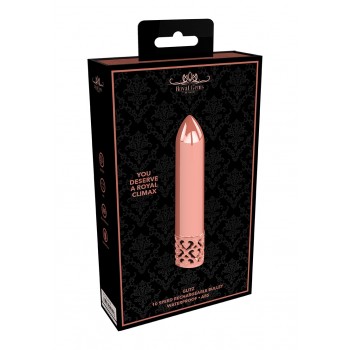 Vibrador Glitz - Recarregavel ABS - Rose Gold