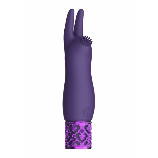 Vibrador Elegance - Recarregavel Silicone - Purple Não precisa de ser da realeza para desfrutar desta linha elegante. Escondida por baixo do seu exterior de silicone de qualidade médica, sedosa e suave, encontra-se uma qualidade inigualável. As bases vibratórias do ELEGA