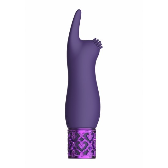 Vibrador Elegance - Recarregavel Silicone - Purple Não precisa de ser da realeza para desfrutar desta linha elegante. Escondida por baixo do seu exterior de silicone de qualidade médica, sedosa e suave, encontra-se uma qualidade inigualável. As bases vibratórias do ELEGA
