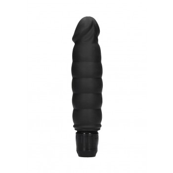 Vibrador Ribbed multivelocidades - Preto