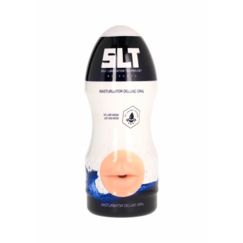 Self Lubrication Masturbator Deluxe Oral - Flesh