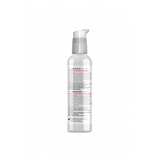 Lubrificante 4 em 1 Cereja - 118ml - Swiss Navy Lubrificante à base da água com sabor a Cereja. Pode ser utilizado como lubrificante e gel de massagem, além de ter efeito estimulante quente e um delicioso sabor realista a cereja. Os sabores da Swiss Navy são tão reais