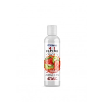 Lubrificante Swiss Navy 4 in 1 Straw-Kiwi Pleasures 30 ml