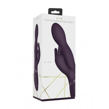 Vibrador com estilador clitoris Niva - Lilas