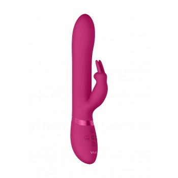 Vibrador com estimulador clitoris Amoris - Rosa