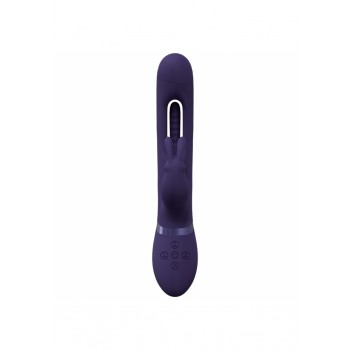  Mika -  Triple Rabbit with G-Spot Flapping - Purple
