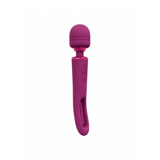Kiku - Wand com estimulador G-Spot Flapping - Rosa O VKIKU, vibrador e varinha de língua oscilante de ponta dupla, possui uma cabeça de varinha vibratória de 10 funções e um cabo de língua oscilante de 10 funções, tornando-o uma ferramenta de prazer completa e perfeita.&