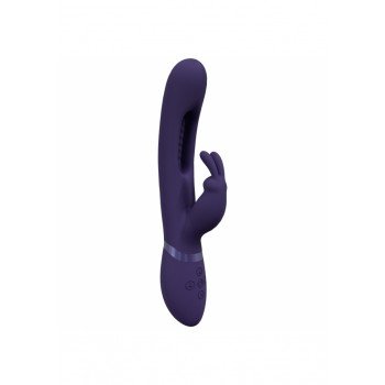 Vibrador rabbit Flapping Mika -  Purple