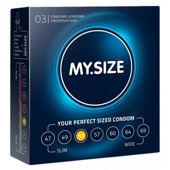 Preservativos MY.SIZE 53 mm 3-pcs