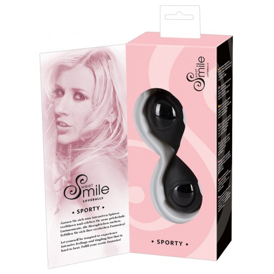 Wearing these love balls inside the vagina can tighten up vaginal muscles and the ones of the pelvic floor. Size: 9 cm long, approx. 3,6 cm diameter. Material: ABS, silicone, free of phthalates according to EU regulation
