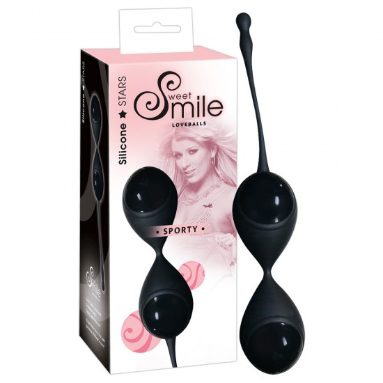 Wearing these love balls inside the vagina can tighten up vaginal muscles and the ones of the pelvic floor. Size: 9 cm long, approx. 3,6 cm diameter. Material: ABS, silicone, free of phthalates according to EU regulation