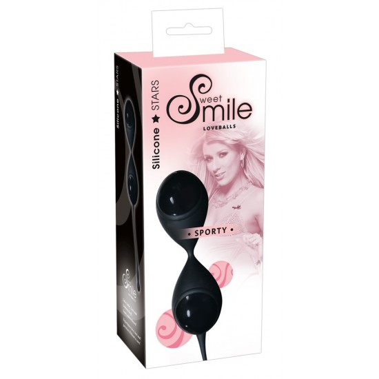 Wearing these love balls inside the vagina can tighten up vaginal muscles and the ones of the pelvic floor. Size: 9 cm long, approx. 3,6 cm diameter. Material: ABS, silicone, free of phthalates according to EU regulation